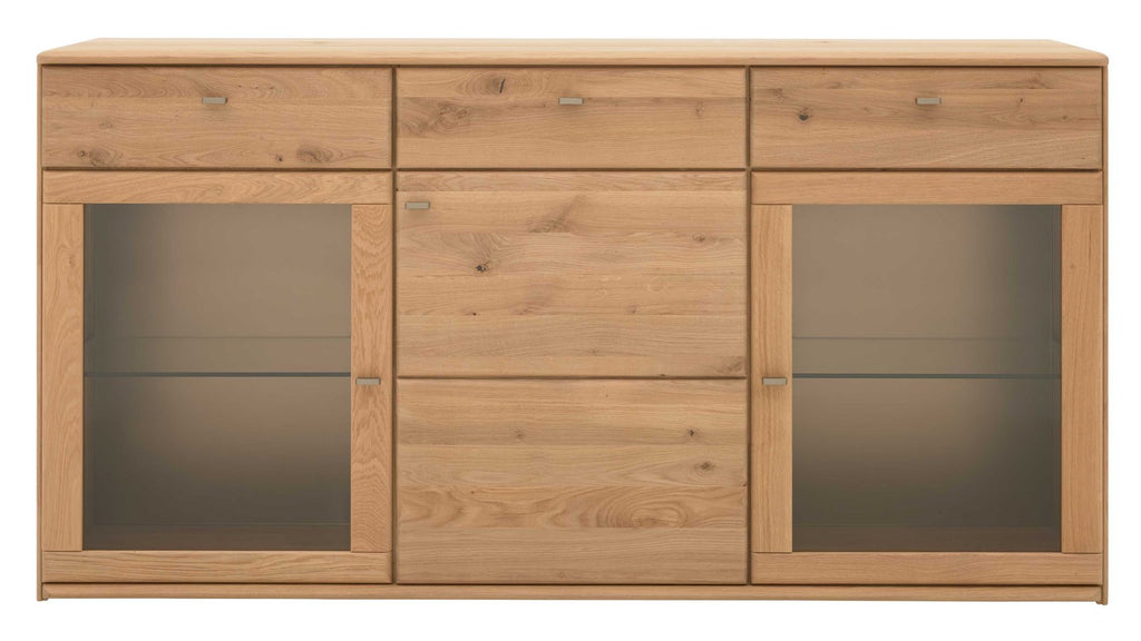 Interliving Sideboard mit Vitrinenfächern
