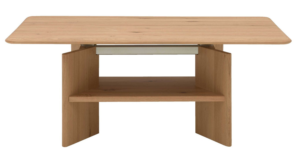 Interliving höhenverstellbarer Couchtisch Wildeiche