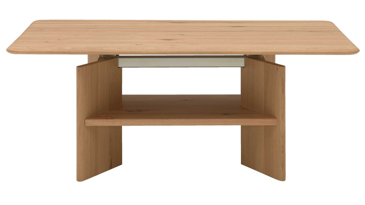 Interliving höhenverstellbarer Couchtisch Wildeiche