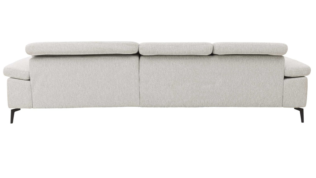 Interliving Serie 4065 – Ecksofa Stoff Weiß