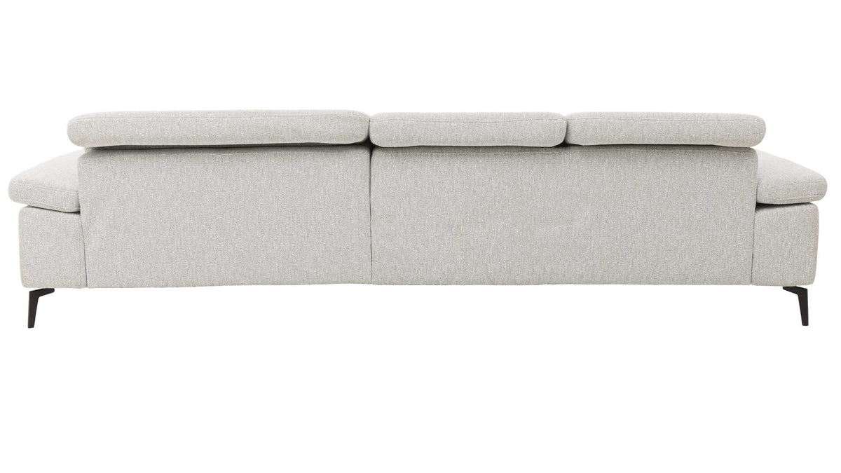 Interliving Serie 4065 – Ecksofa Stoff Weiß