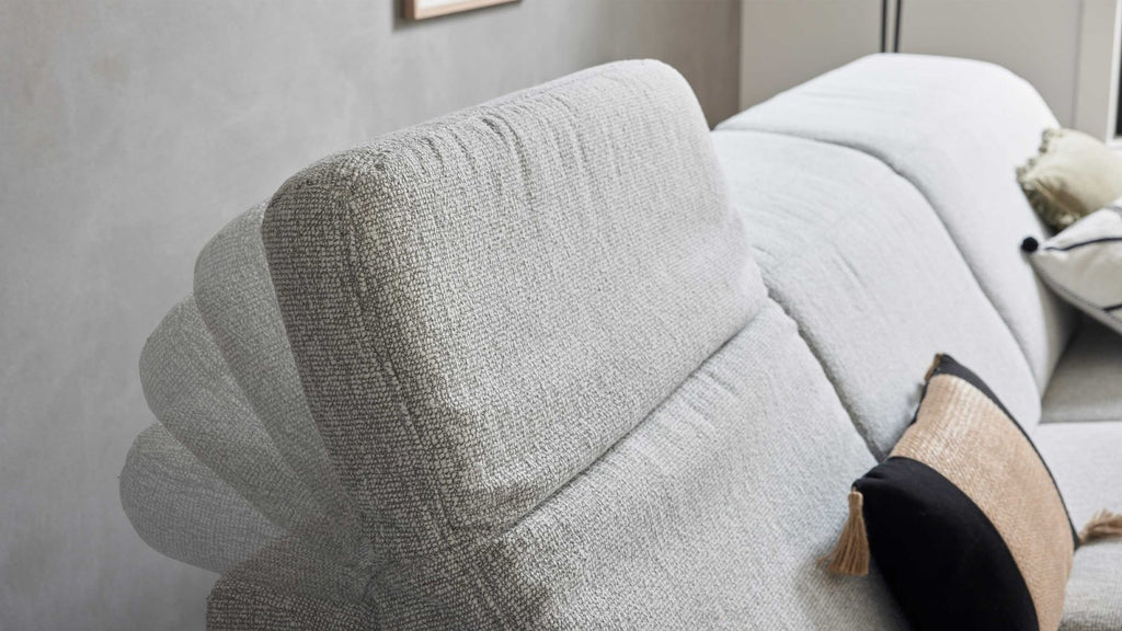 Interliving Serie 4065 – Ecksofa Stoff Weiß