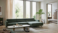 Interliving Serie 4303 – Ecksofa Stoff Moosgrün