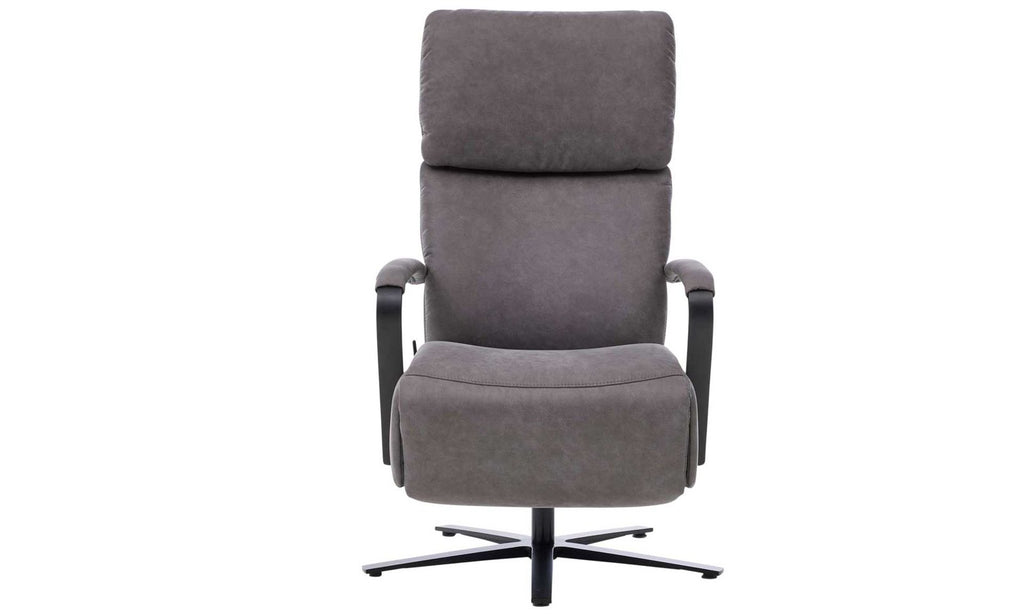 Relaxsessel Stoff Dunkelgrau
