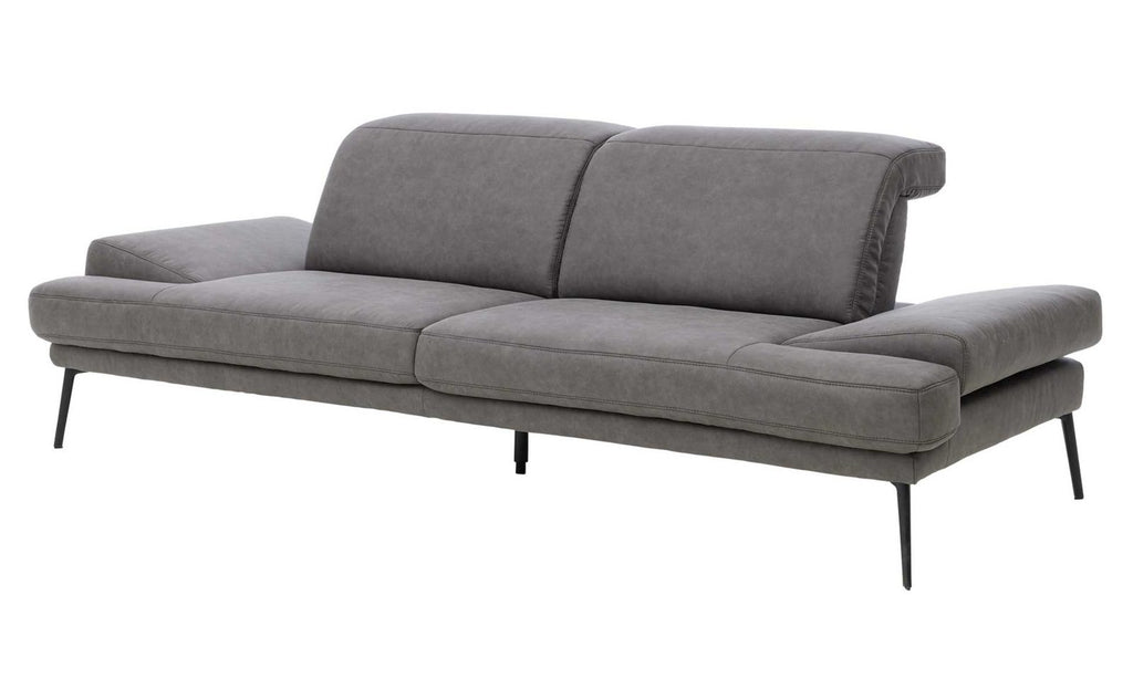 Interliving Serie 4460 – Zweisitzer-Sofa Stoff Dunkelgrau
