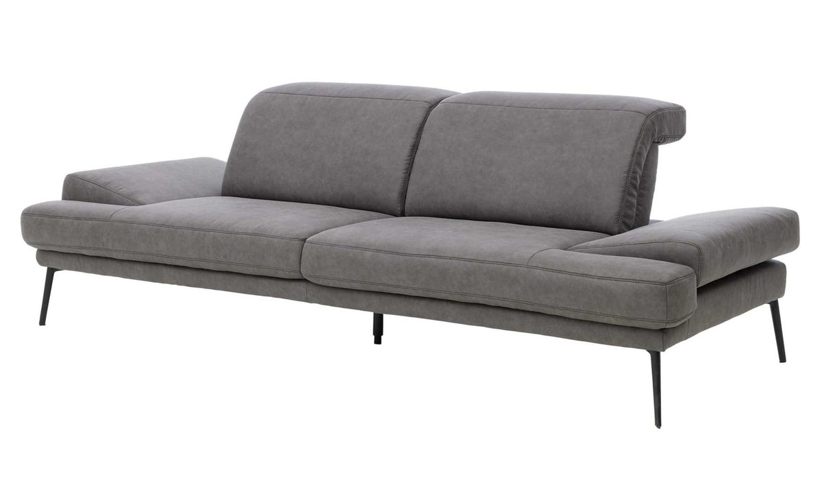 Interliving Serie 4460 – Zweisitzer-Sofa Stoff Dunkelgrau