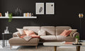Interliving Serie 4461 – Ecksofa Stoff Sand meliert