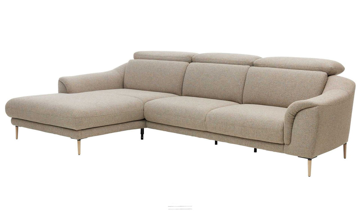Interliving Serie 4461 – Ecksofa Stoff Sand meliert