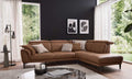 Interliving Serie 4461 – Ecksofa Leder Haselnussbraun