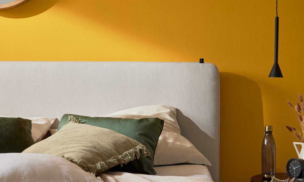Boxspringbett Serie 1420 Beige Ansicht