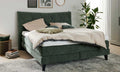 Boxspringbett Serie 1420 in Moosgrün
