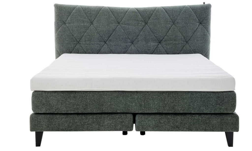 Boxspringbett Serie 1420 Moosgrün Detail