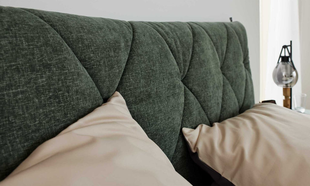 Boxspringbett Serie 1420 Moosgrün Ansicht