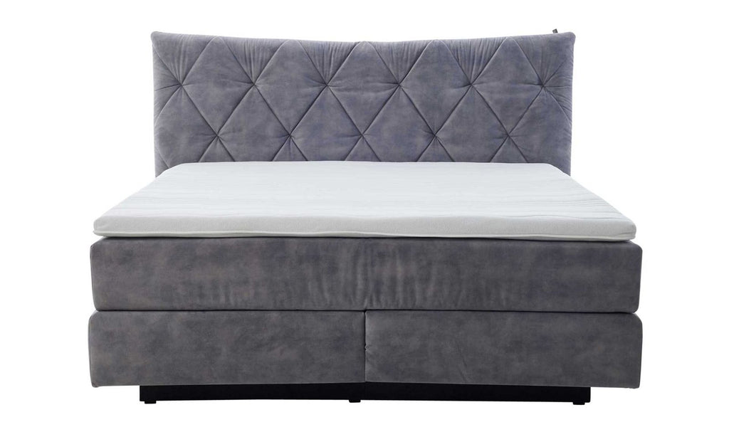 Boxspringbett Serie 1420 Silbergrau Detail