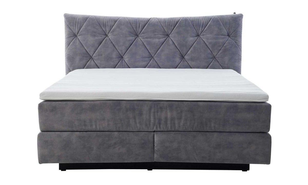 Boxspringbett Serie 1420 Silbergrau Detail