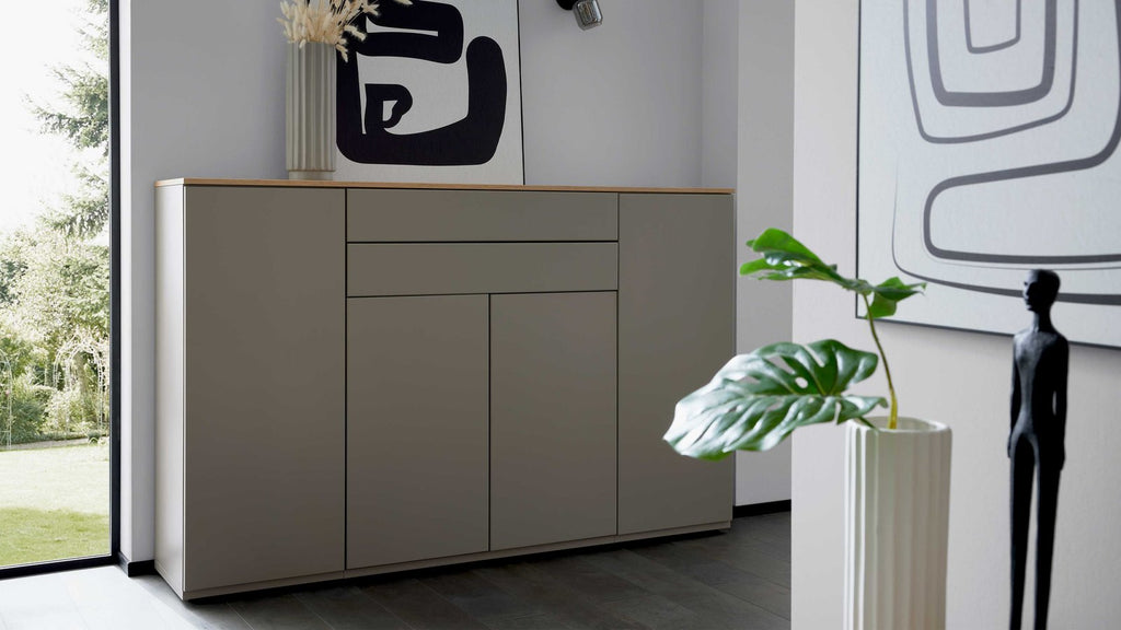 Interliving Sideboard Mattgrau