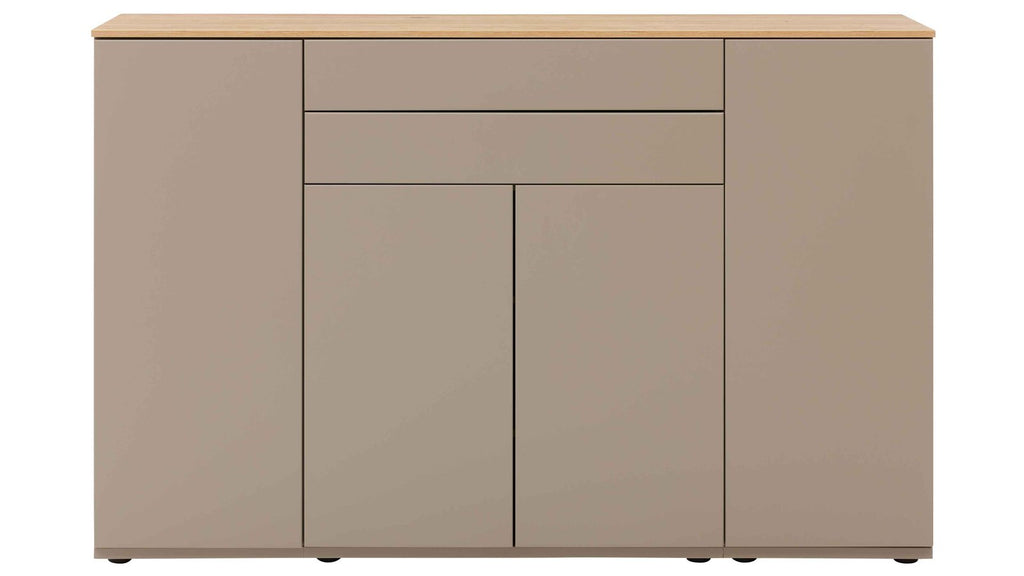 Interliving Sideboard Serie 2031 in Mattgrau mit Türen und Schubladen