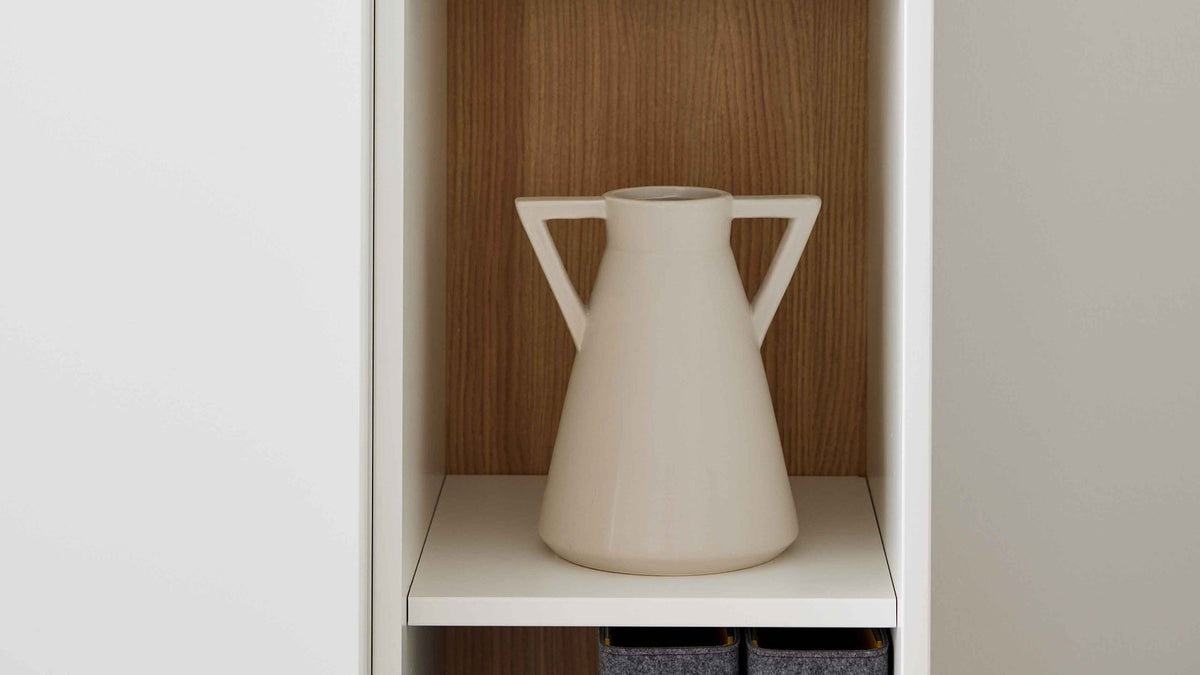 Interliving Homeoffice-Kombination Serie 2031 in Weiß und Risseiche