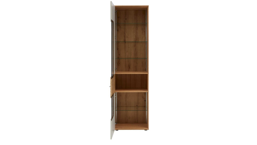 Interliving Wohnkombination Serie 2032 in Sandbeige und Risseiche