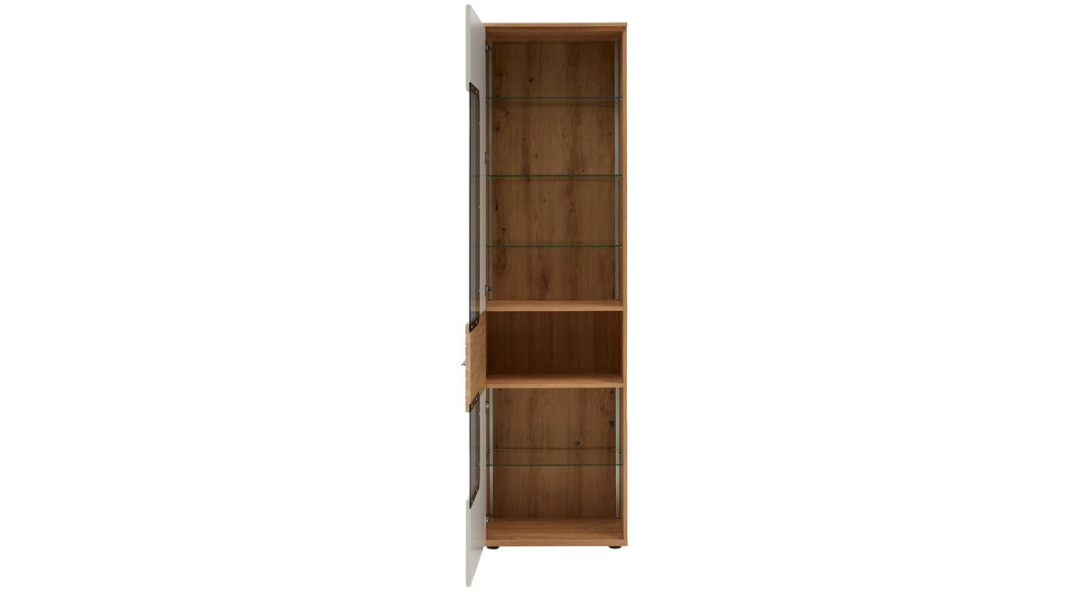 Interliving Wohnkombination Serie 2032 in Sandbeige und Risseiche