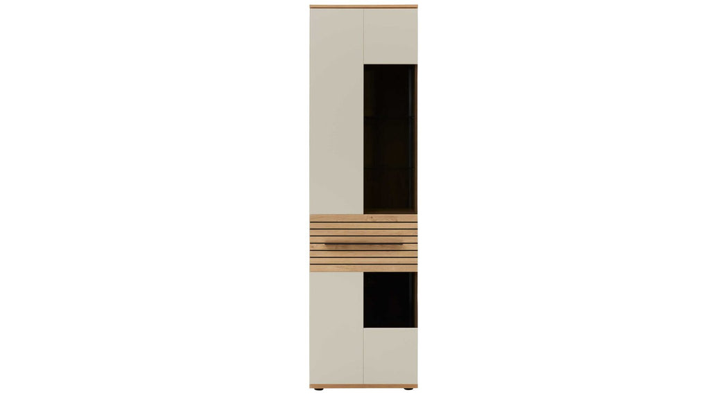 Interliving Wohnkombination Serie 2032 in Sandbeige und Risseiche