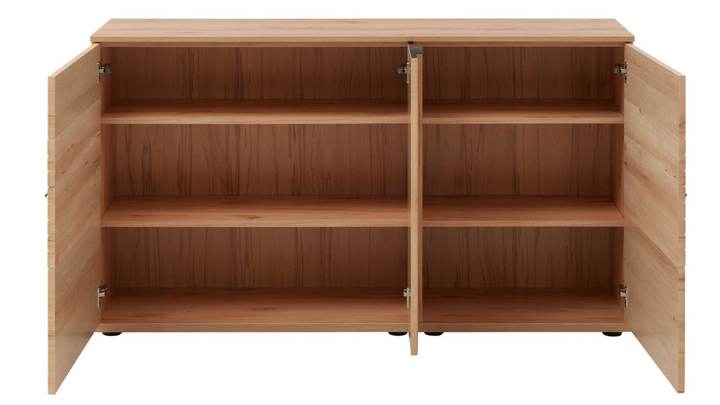 Interliving Sideboard Serie 2032 in Risseiche mit strukturierten Fronten