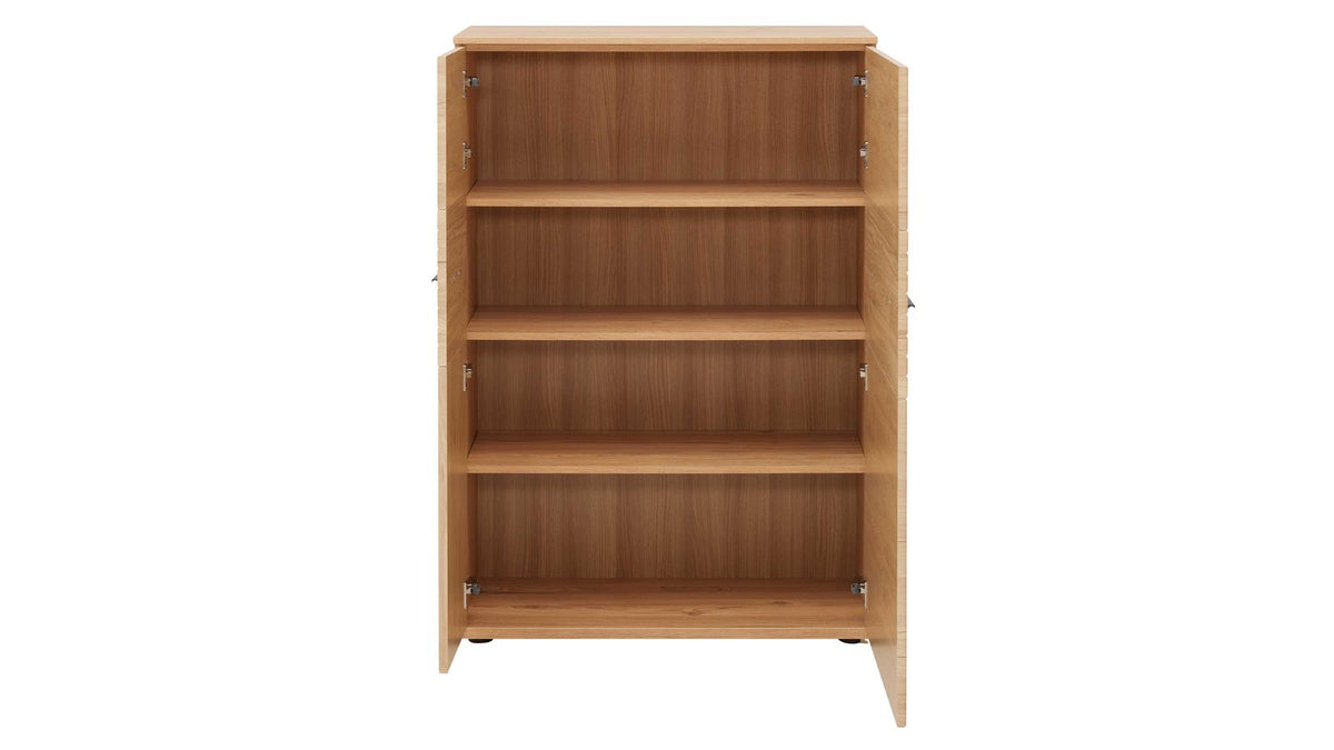 Interliving kompaktes Highboard Serie 2032 in Risseiche