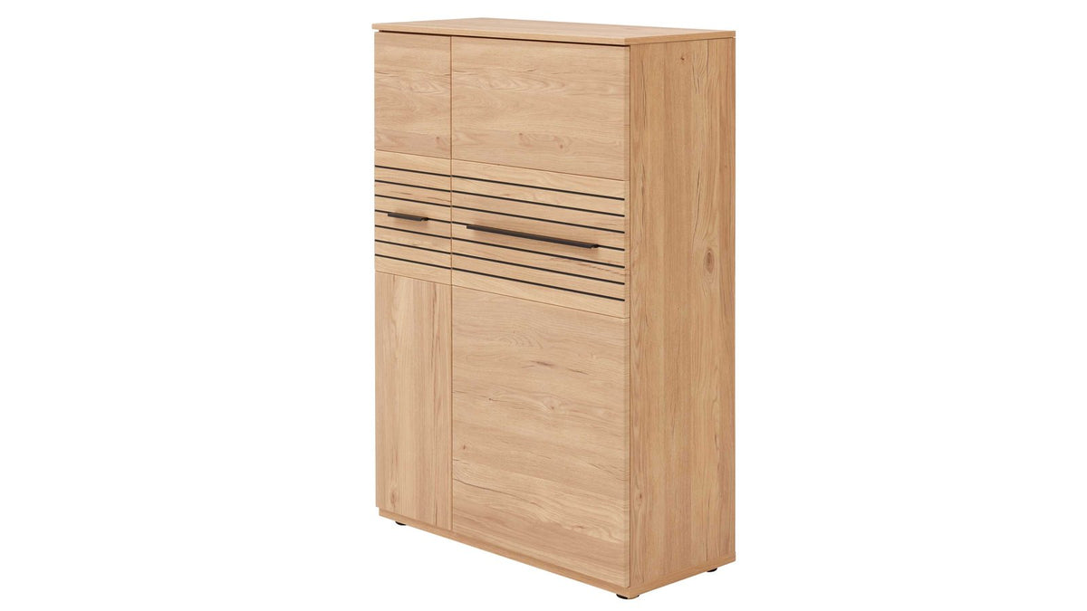 Interliving kompaktes Highboard Serie 2032 in Risseiche