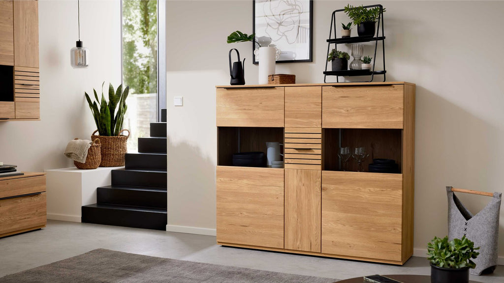 Interliving Highboard Risseiche