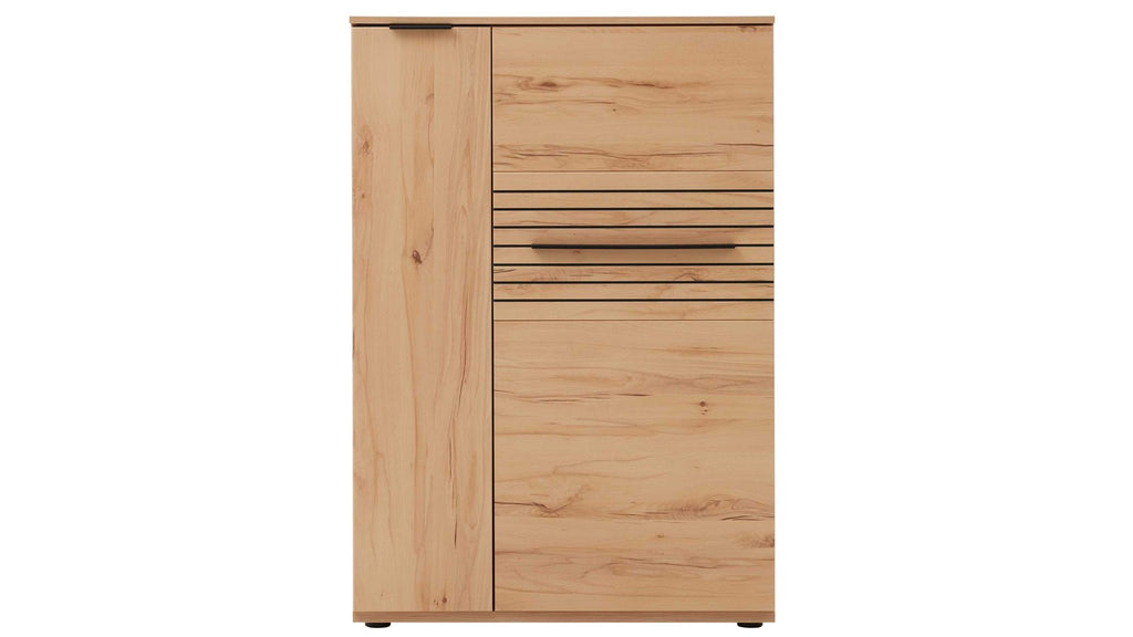 Interliving Wohnwand Serie 2032 in Risseiche mit Hängeschrank und Kommode