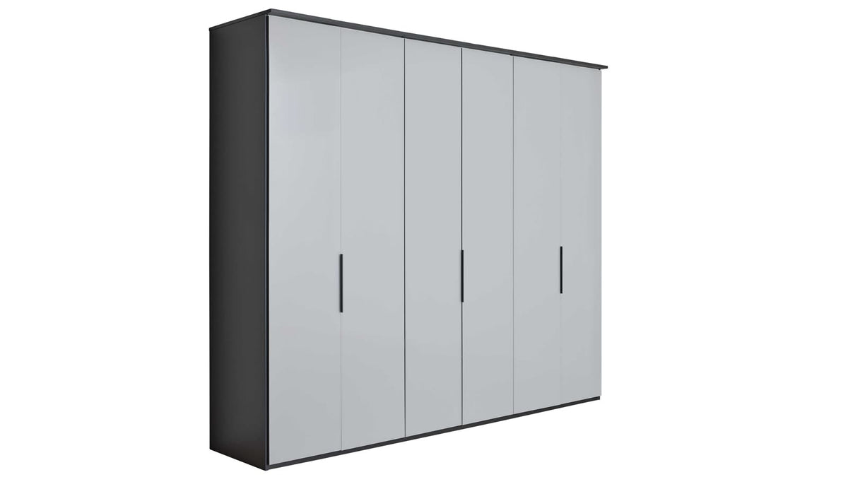 Kleiderschrank Seidengrau Detail