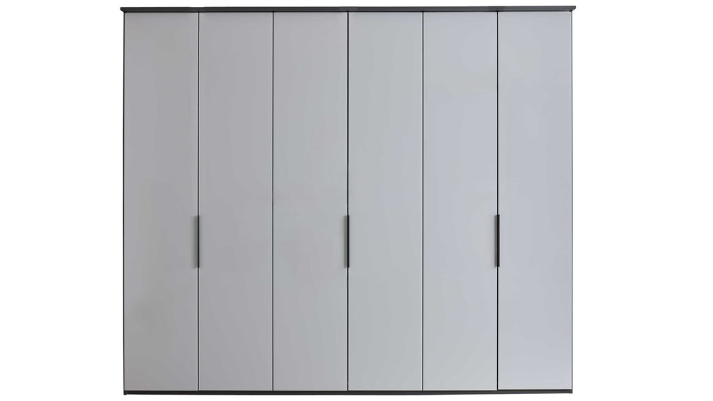 Kleiderschrank Seidengrau Innenaufteilung