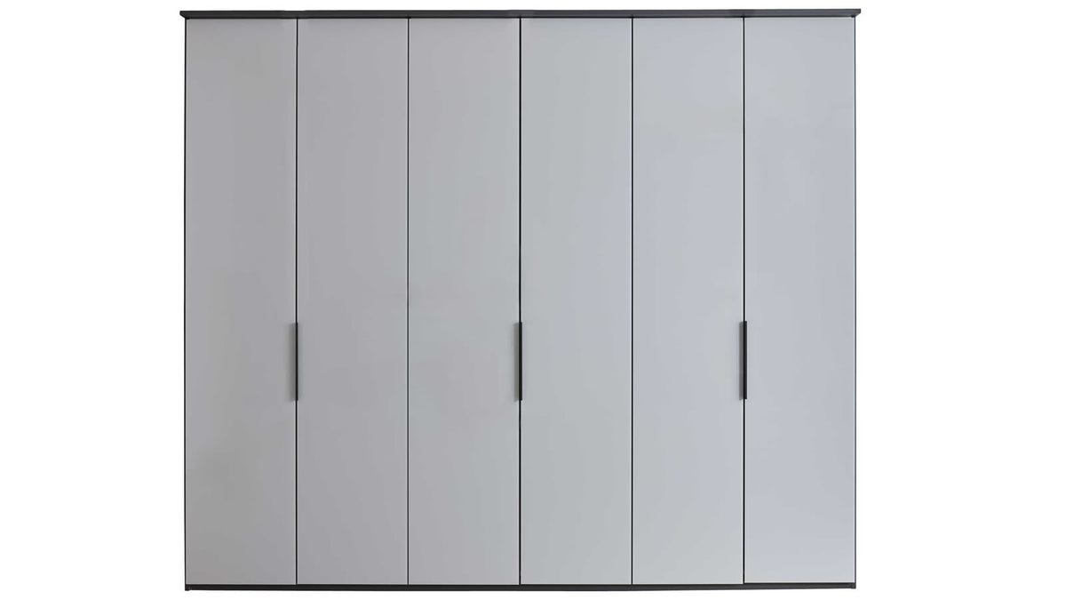 Kleiderschrank Seidengrau Innenaufteilung