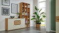 Interliving Sideboard mit Bücherregal Sandbeige