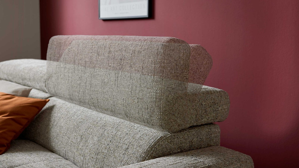 Interliving Serie 4420 – Ecksofa Stoff Beige