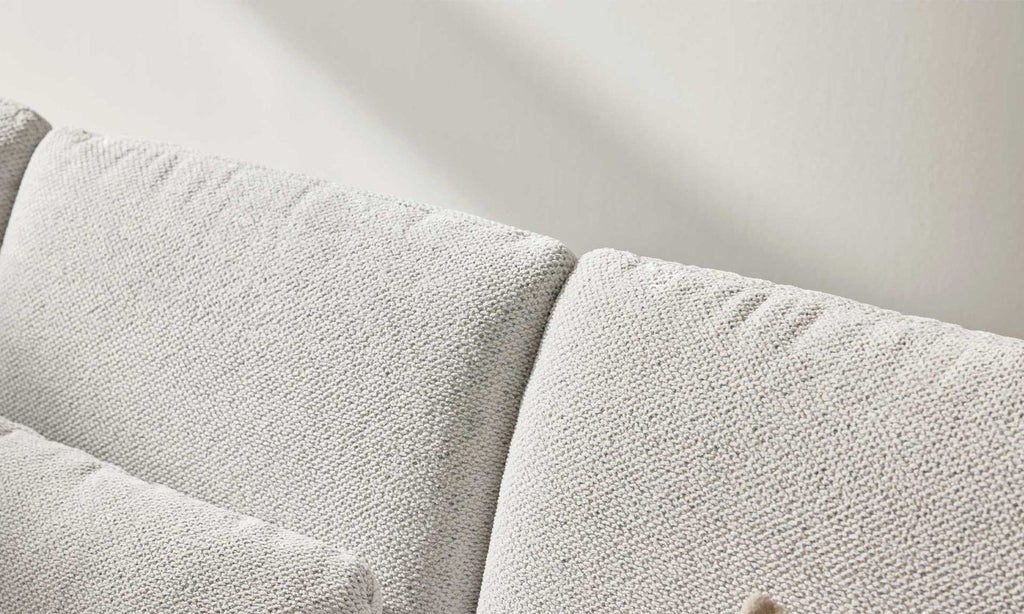 Interliving Serie 4304 – Wohnlandschaft U-Form Ecru und Silber