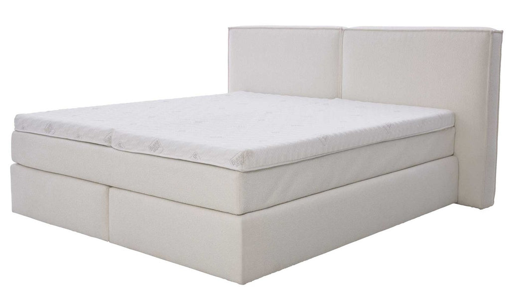 Boxspringbett Serie 1421 Elfenbein Detail