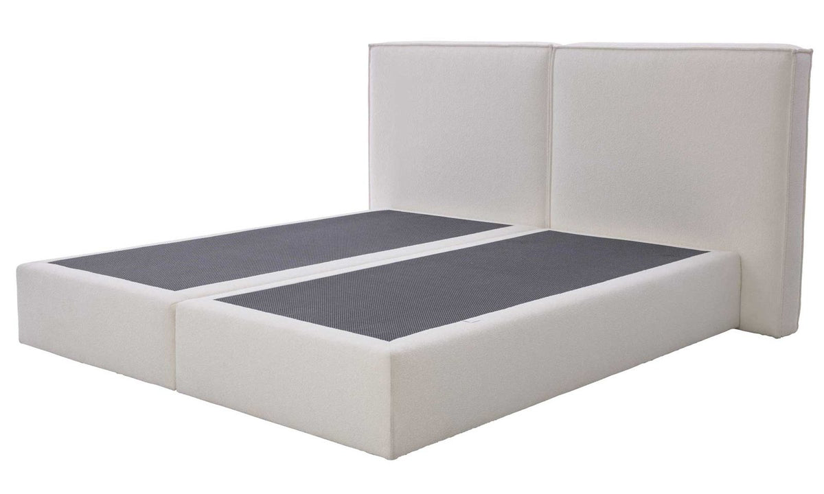 Boxspringbett Serie 1421 Elfenbein Ansicht