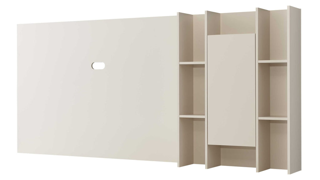 Interliving Wohnwand Serie 2034 in Beige mit offenen Regalfächern