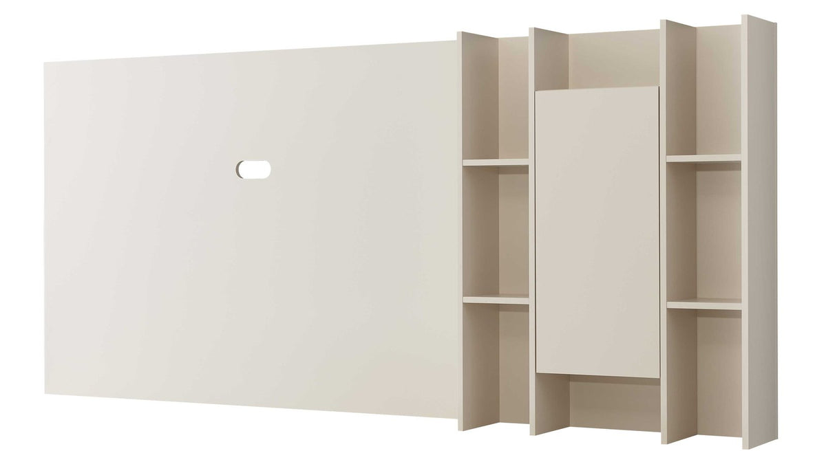 Interliving Wohnwand Serie 2034 in Beige mit offenen Regalfächern