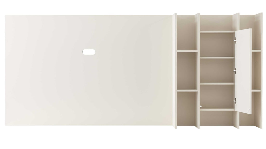 Interliving Wohnwand Serie 2034 in Beige mit offenen Regalfächern