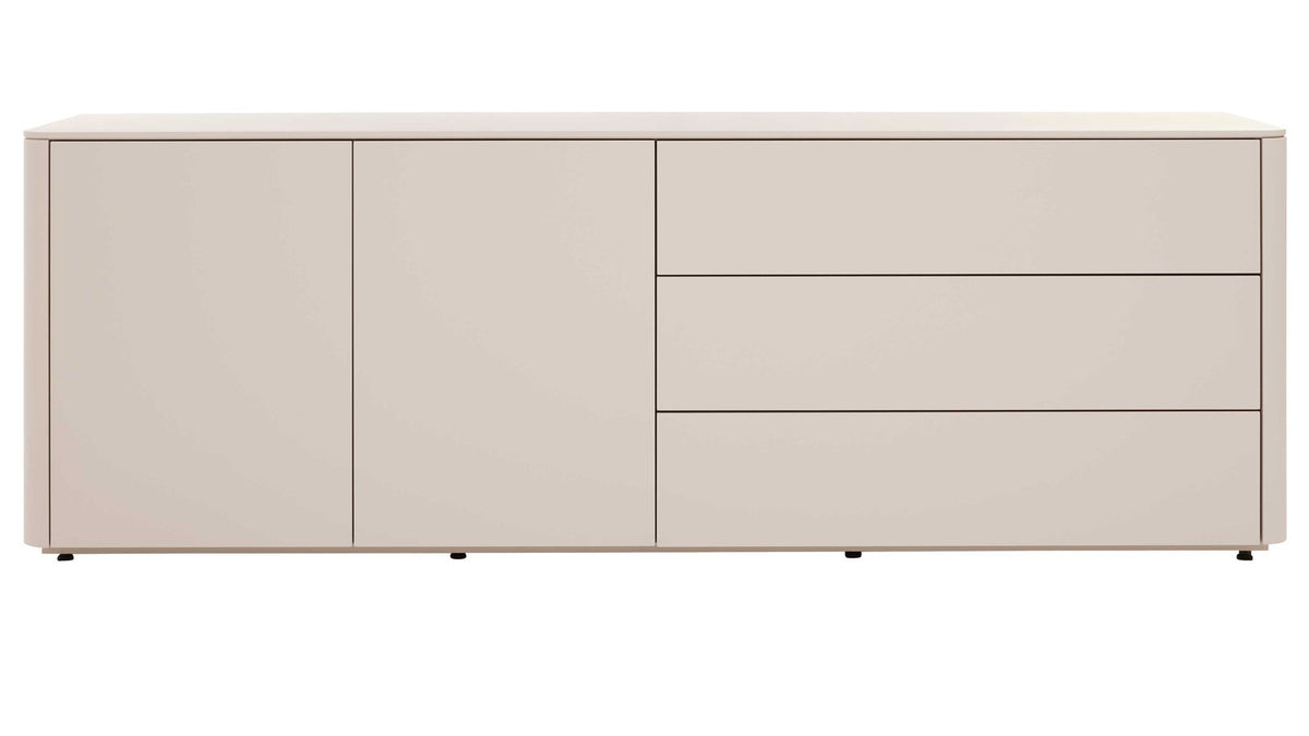 Interliving Sideboard Serie 2035 in Weiß mit grifflosen Fronten