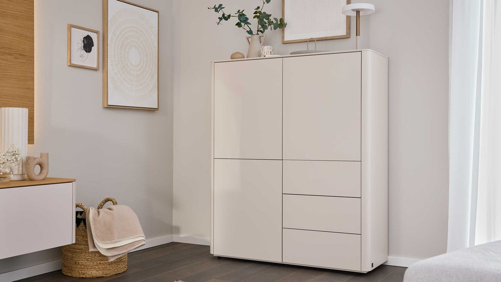 Interliving Highboard Weiß