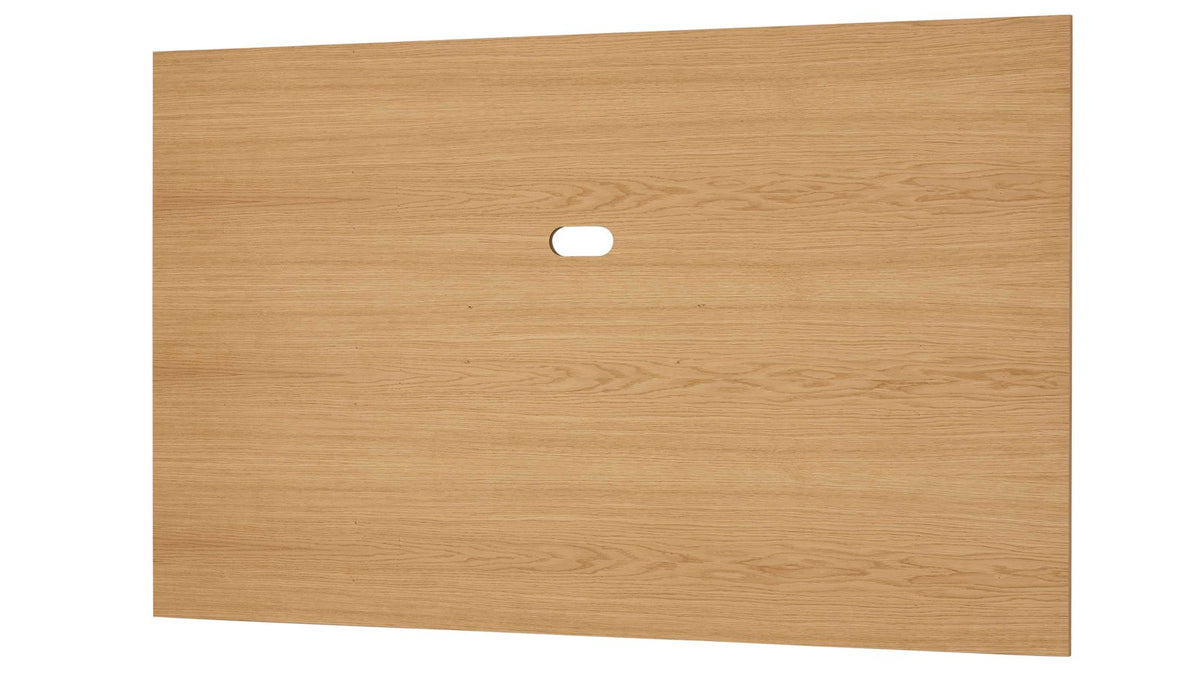 Interliving TV-Wand Serie 2035 in Weiß mit Holzrückwand