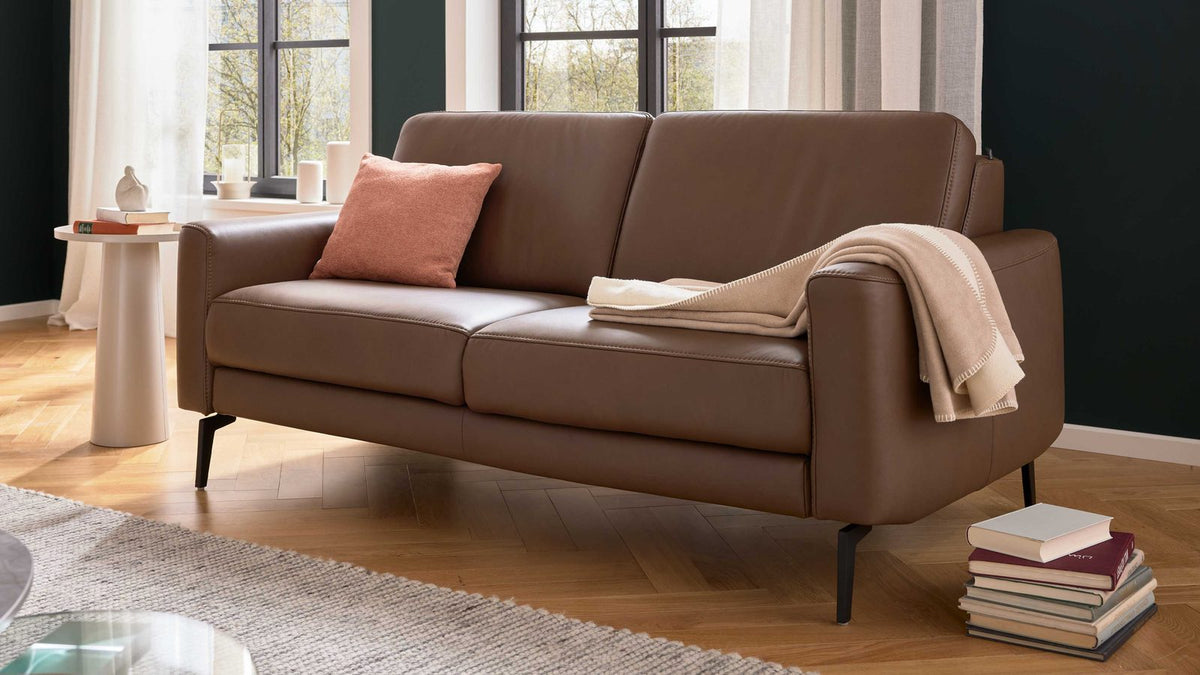 Interliving Serie 4066 – 2-Sitzer-Sofa Leder Braun