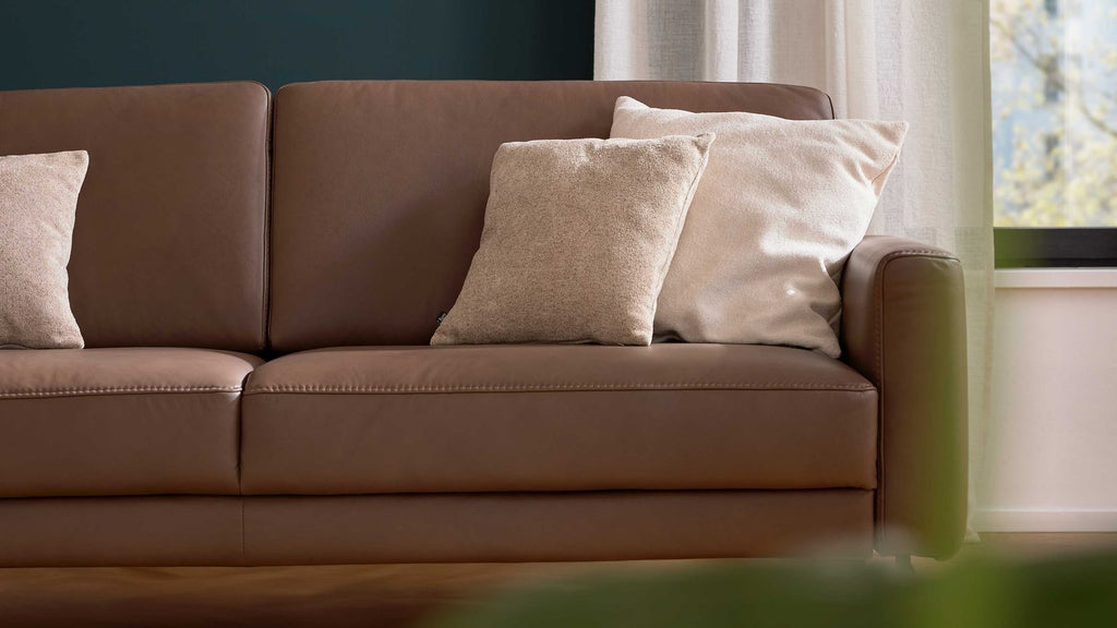 Interliving Serie 4066 – 2-Sitzer-Sofa Leder Braun