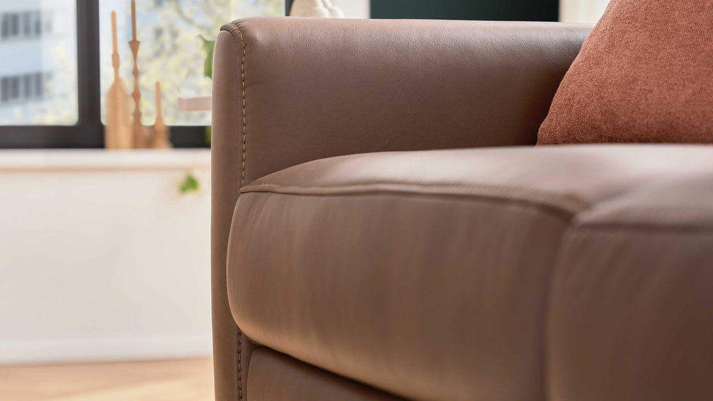 Interliving Serie 4066 – 2-Sitzer-Sofa Leder Braun