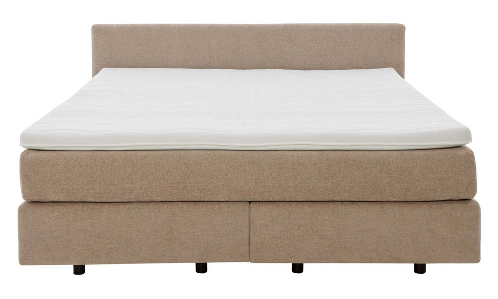 Boxspringbett Serie 1420 Beige Ansicht