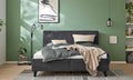Polsterbett Serie 1420 in Anthrazit