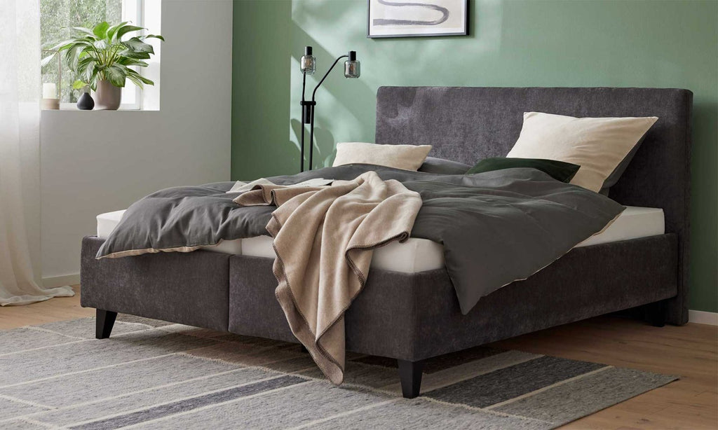 Polsterbett Serie 1420 Anthrazit Ansicht